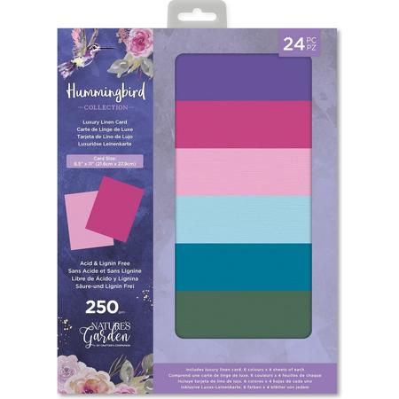Hummingbird A4 Luxury Linen Cardstock Pack (NG-HB-LINEN)